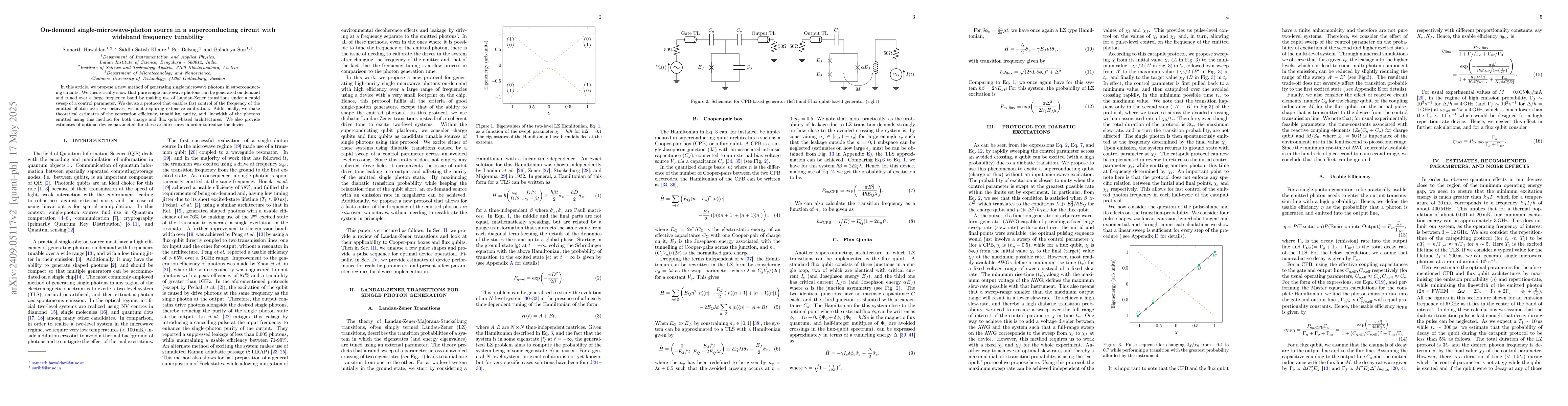Thumbnail for On-demand single-microwave-photon source in a superconducting circuit
  with wideband frequency tunability