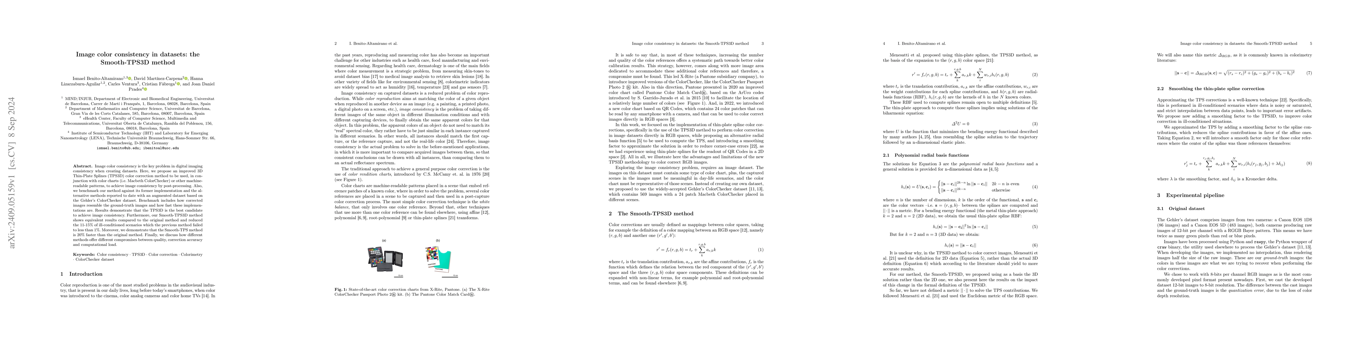 Thumbnail for Image color consistency in datasets: the Smooth-TPS3D method