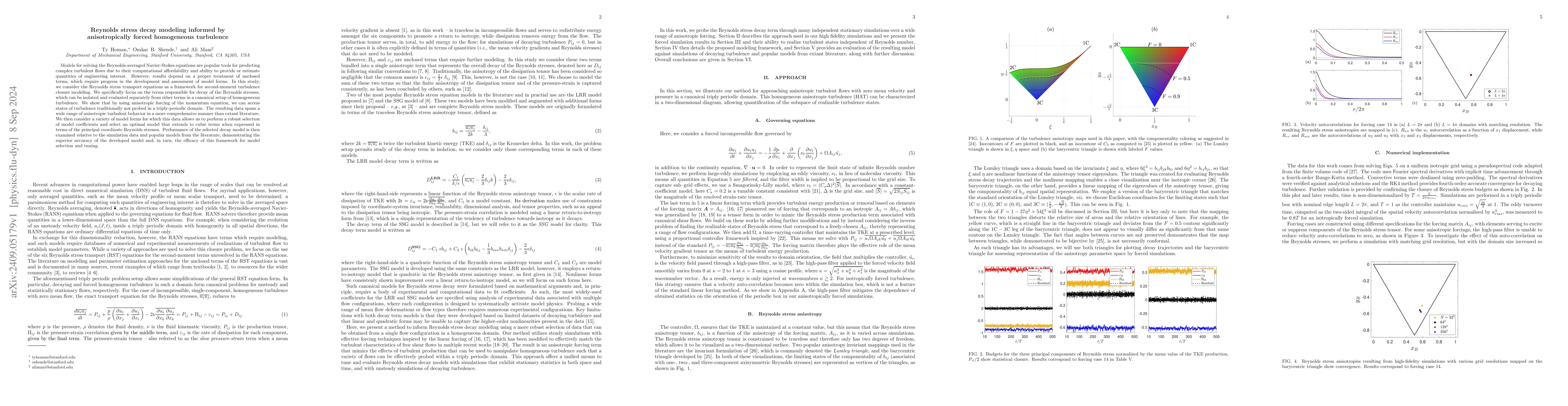 Thumbnail for Reynolds stress decay modeling informed by anisotropically forced
  homogeneous turbulence
