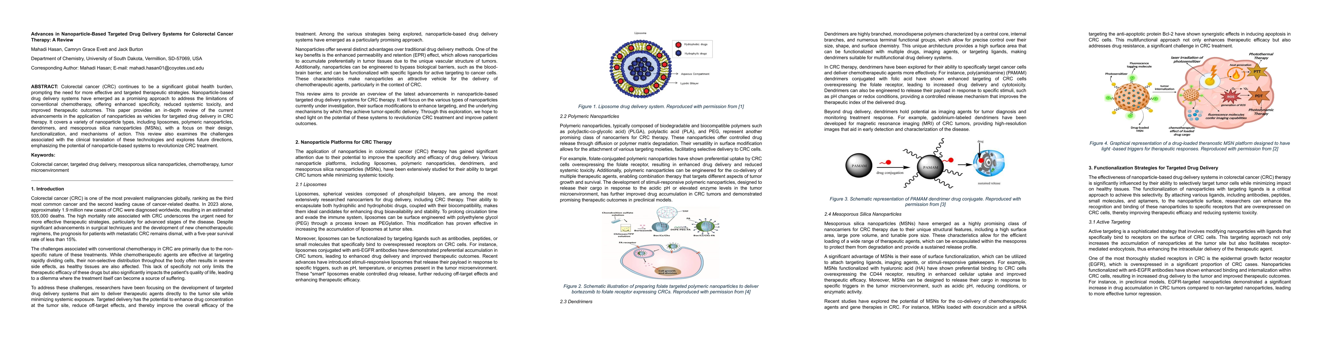 Thumbnail for Advances in Nanoparticle-Based Targeted Drug Delivery Systems for
  Colorectal Cancer Therapy: A Review
