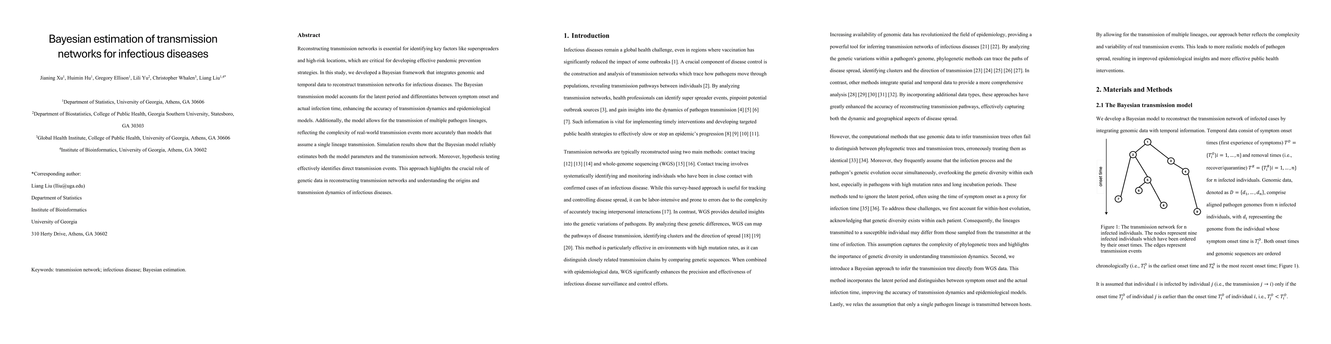 Thumbnail for Bayesian estimation of transmission networks for infectious diseases