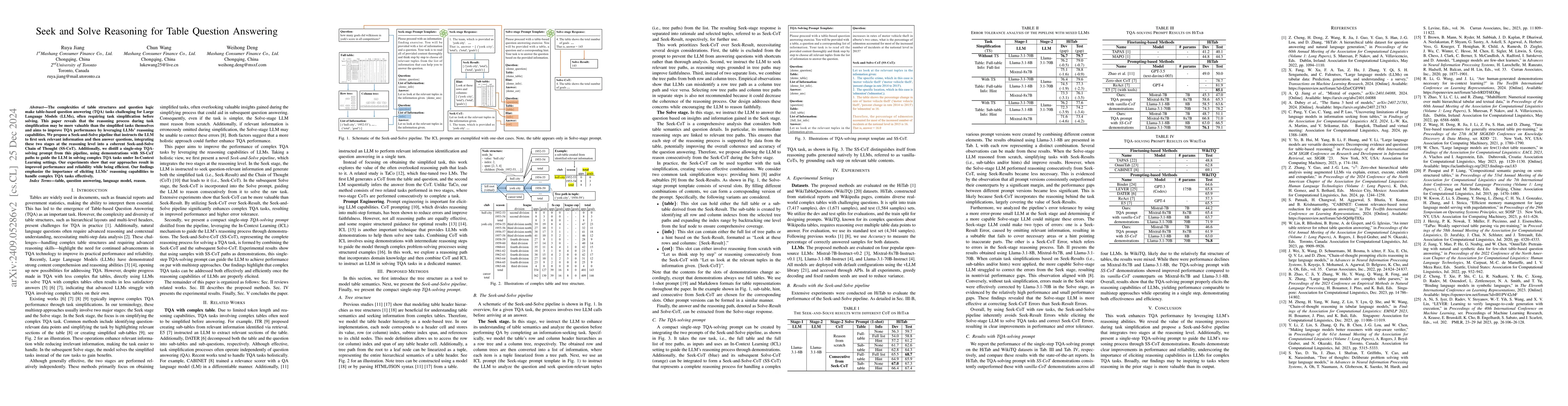 Thumbnail for Seek and Solve Reasoning for Table Question Answering