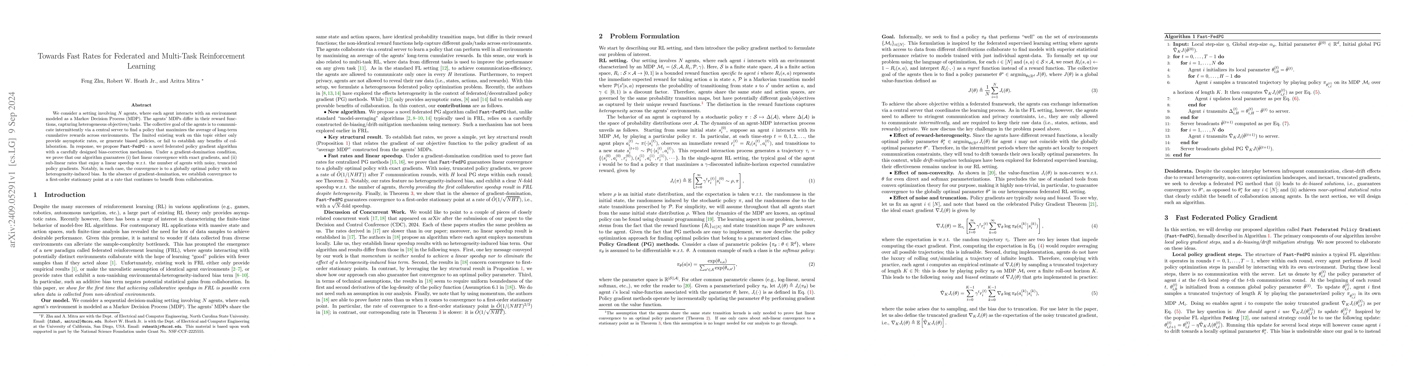 Thumbnail for Towards Fast Rates for Federated and Multi-Task Reinforcement Learning