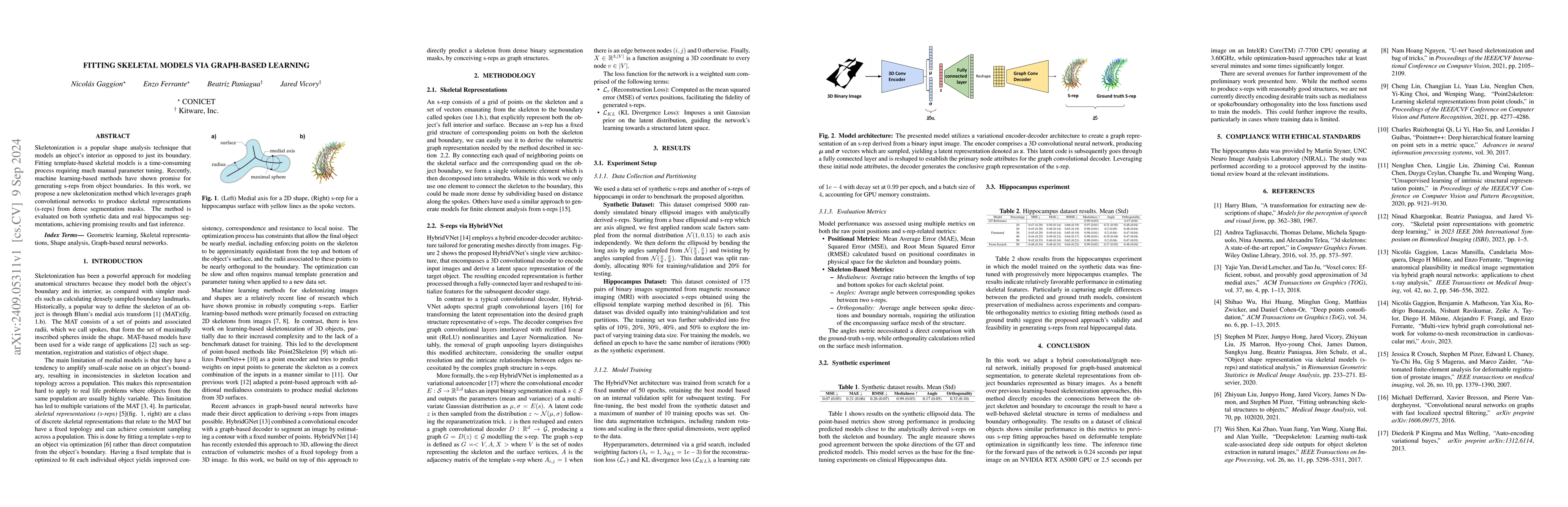 Thumbnail for Fitting Skeletal Models via Graph-based Learning