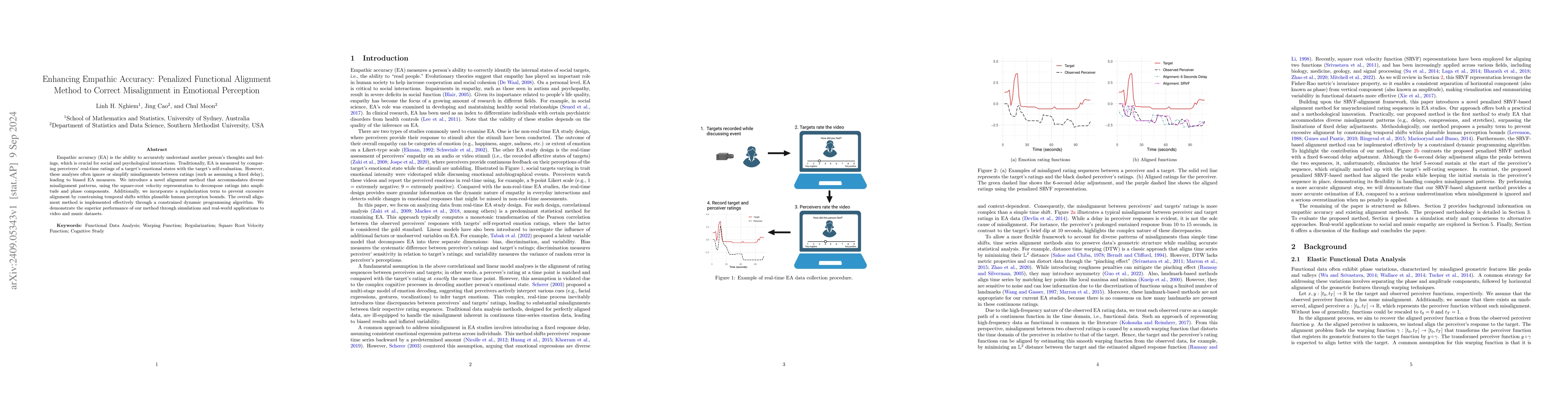 Thumbnail for Enhancing Empathic Accuracy: Penalized Functional Alignment Method to
  Correct Misalignment in Emotional Perception