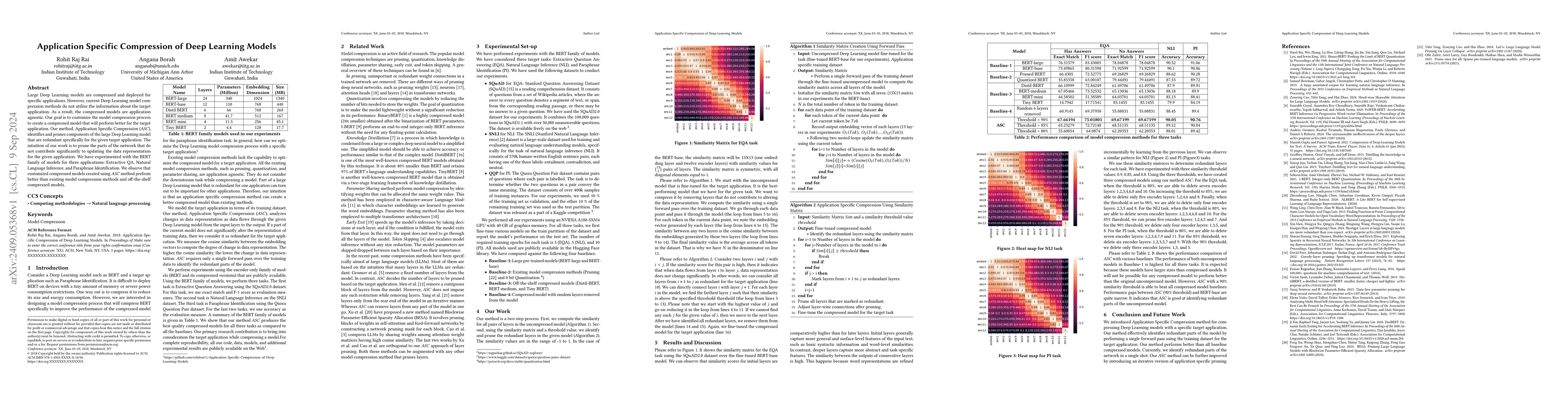 Thumbnail for Application Specific Compression of Deep Learning Models