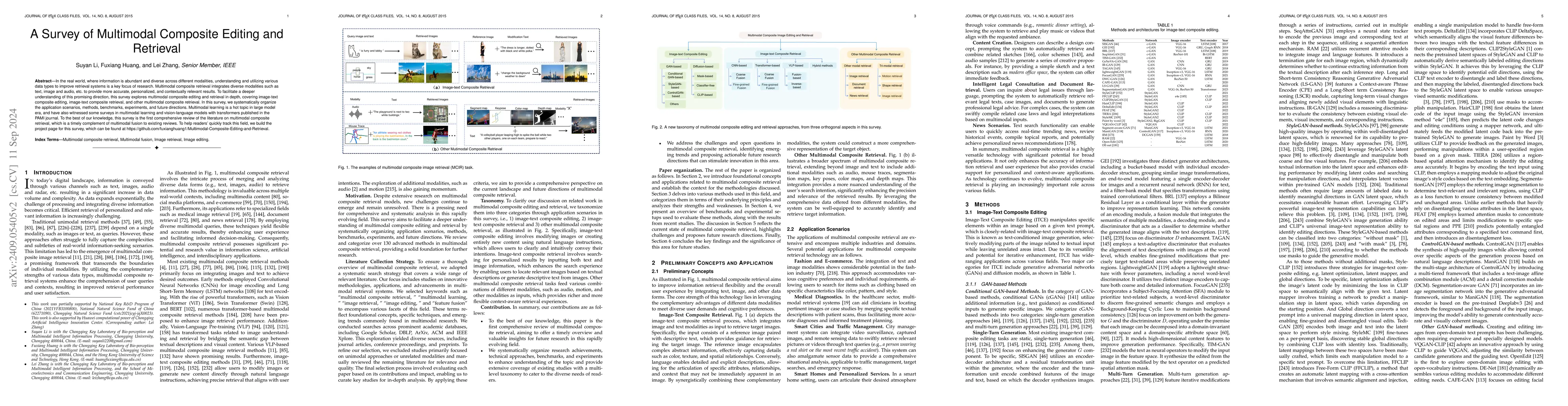 Thumbnail for A Survey of Multimodal Composite Editing and Retrieval