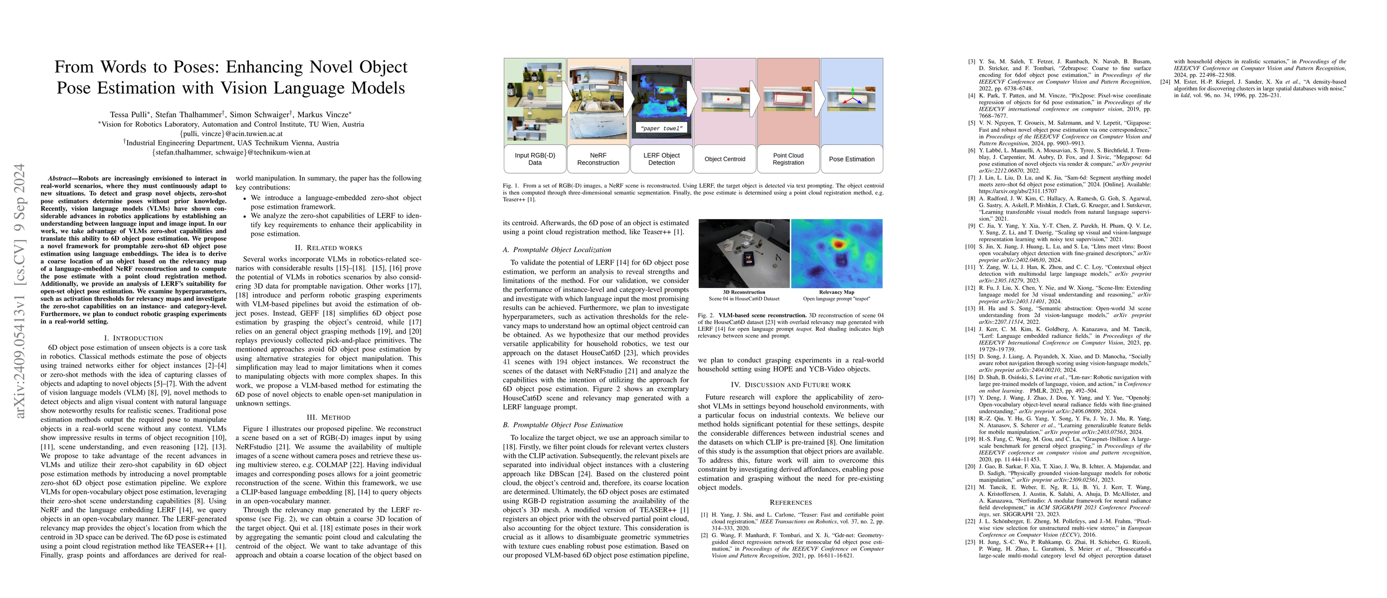 Thumbnail for From Words to Poses: Enhancing Novel Object Pose Estimation with Vision
  Language Models