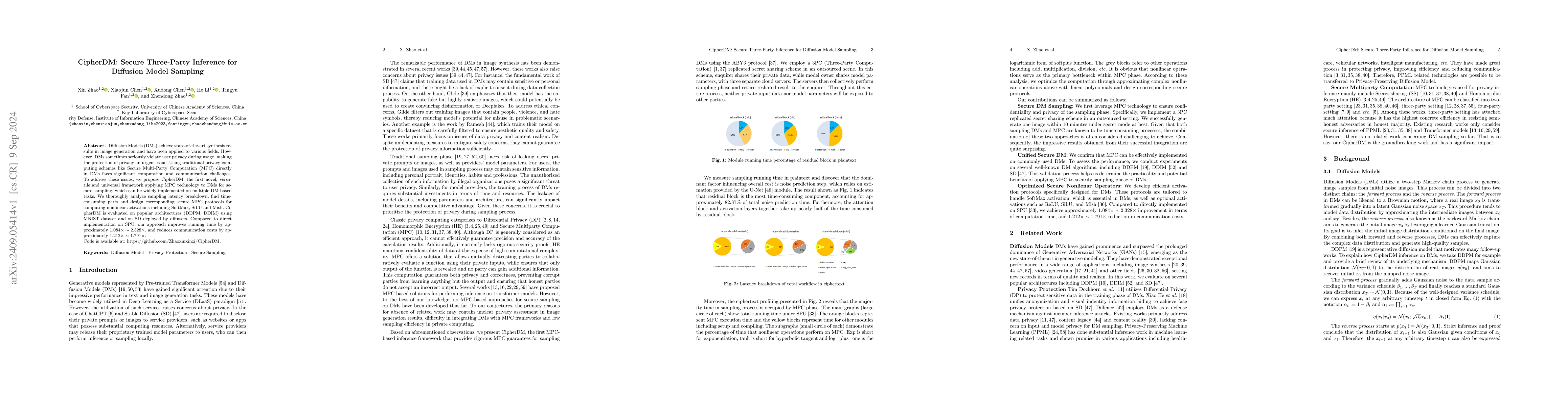 Thumbnail for CipherDM: Secure Three-Party Inference for Diffusion Model Sampling