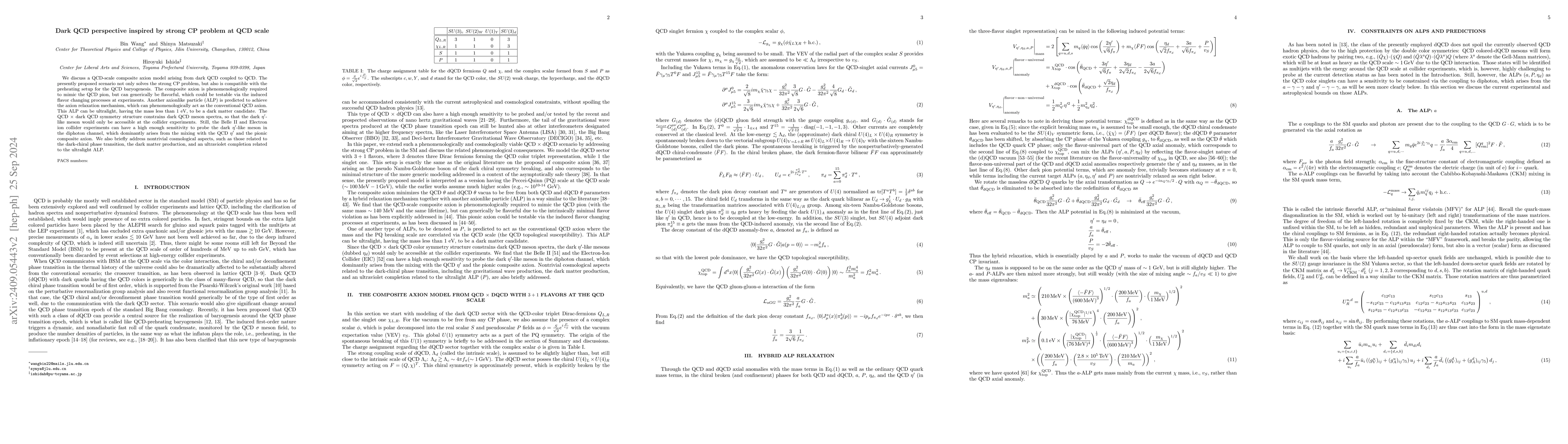 Thumbnail for Dark QCD perspective inspired by strong CP problem at QCD scale
