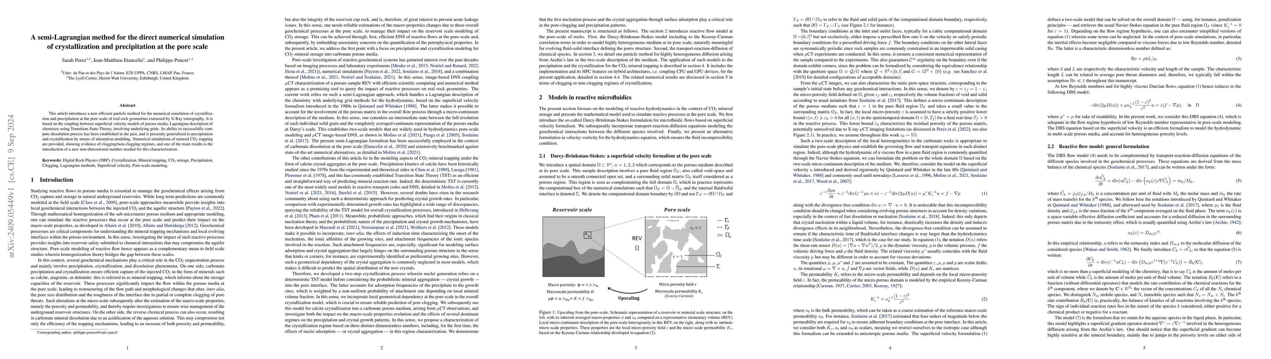 Thumbnail for A semi-Lagrangian method for the direct numerical simulation of
  crystallization and precipitation at the pore scale