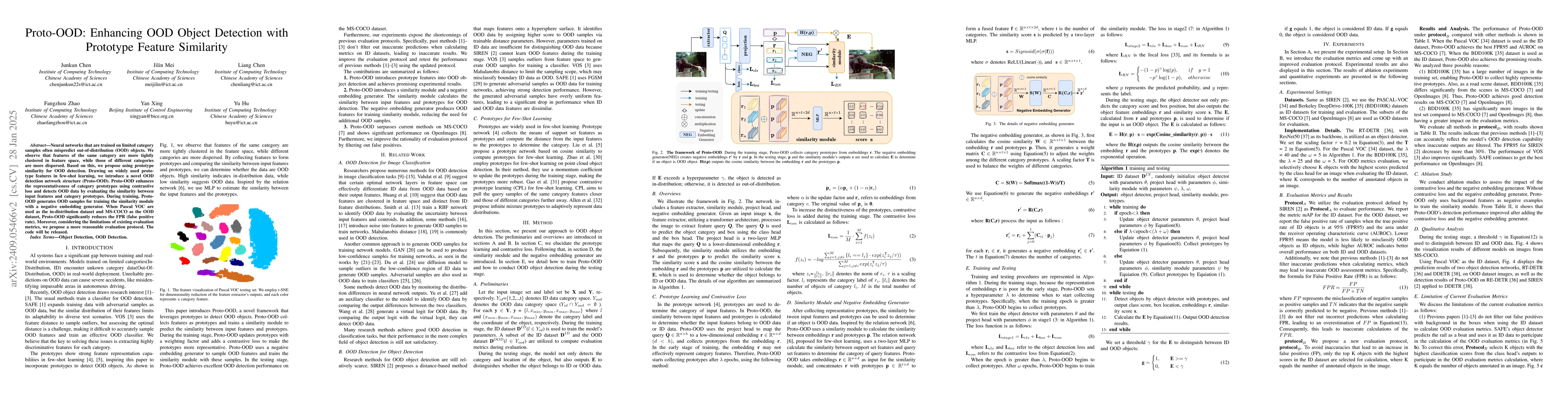 Thumbnail for Proto-OOD: Enhancing OOD Object Detection with Prototype Feature
  Similarity