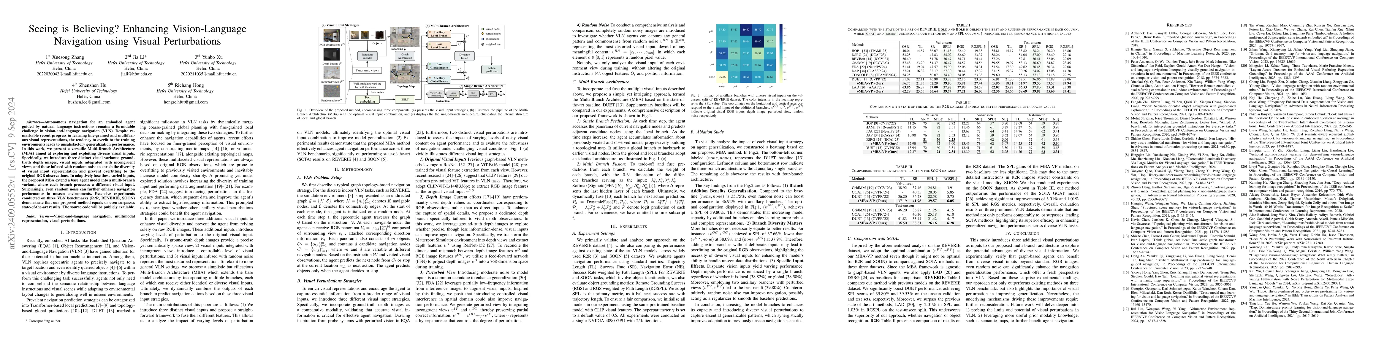 Thumbnail for Seeing is Believing? Enhancing Vision-Language Navigation using Visual
  Perturbations