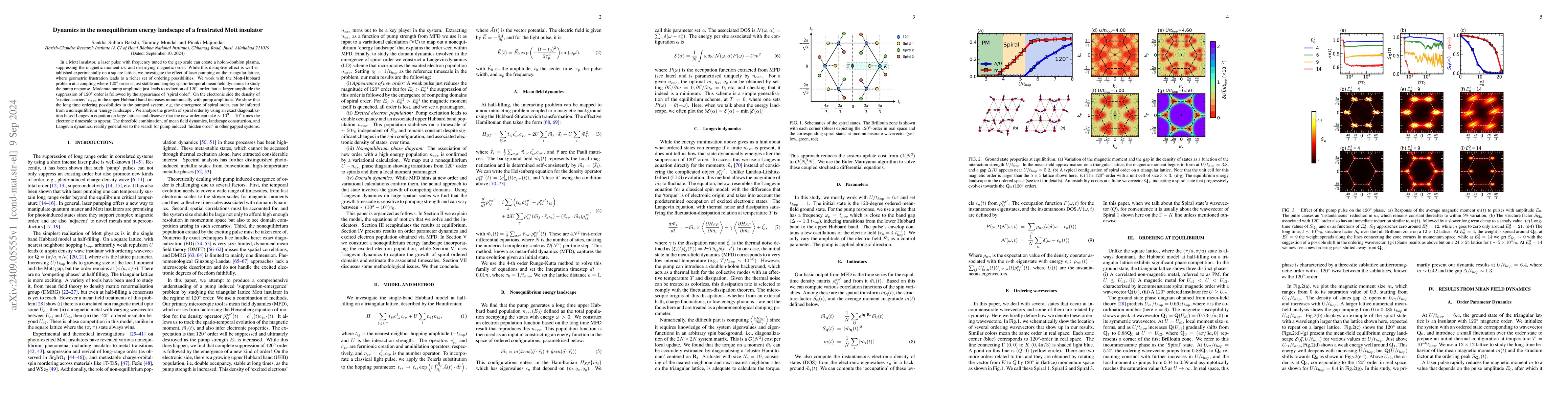 Thumbnail for Dynamics in the nonequilibrium energy landscape of a frustrated Mott
  insulator