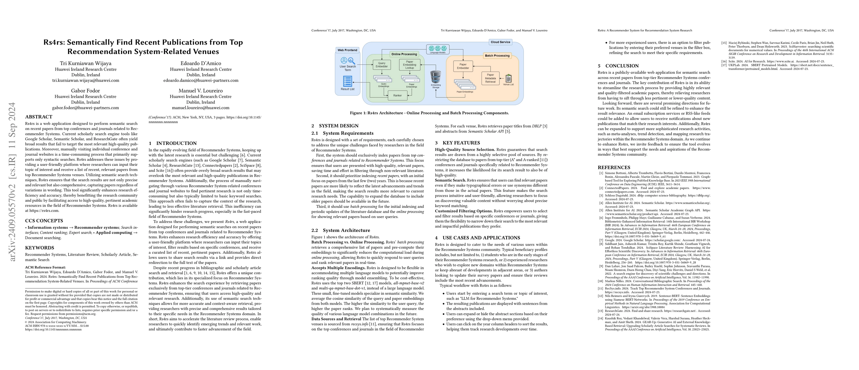 Thumbnail for Rs4rs: Semantically Find Recent Publications from Top Recommendation
  System-Related Venues