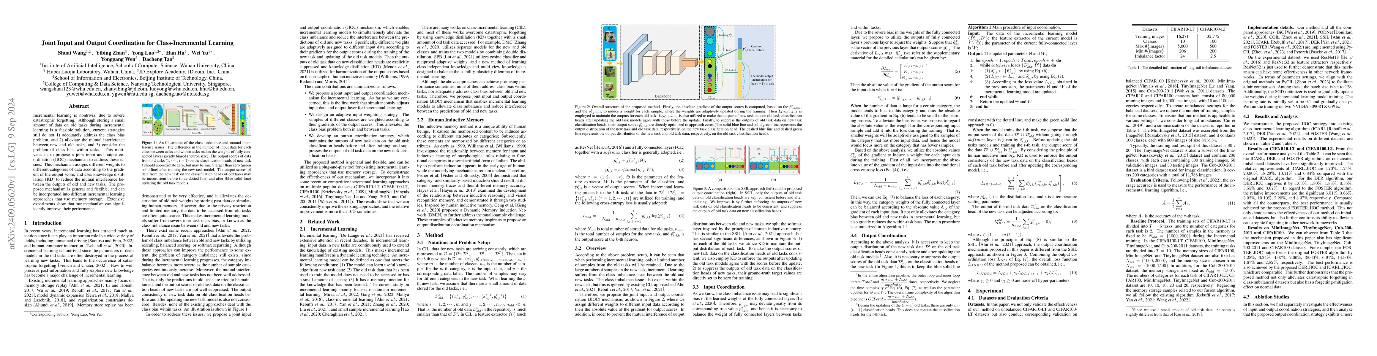 Thumbnail for Joint Input and Output Coordination for Class-Incremental Learning