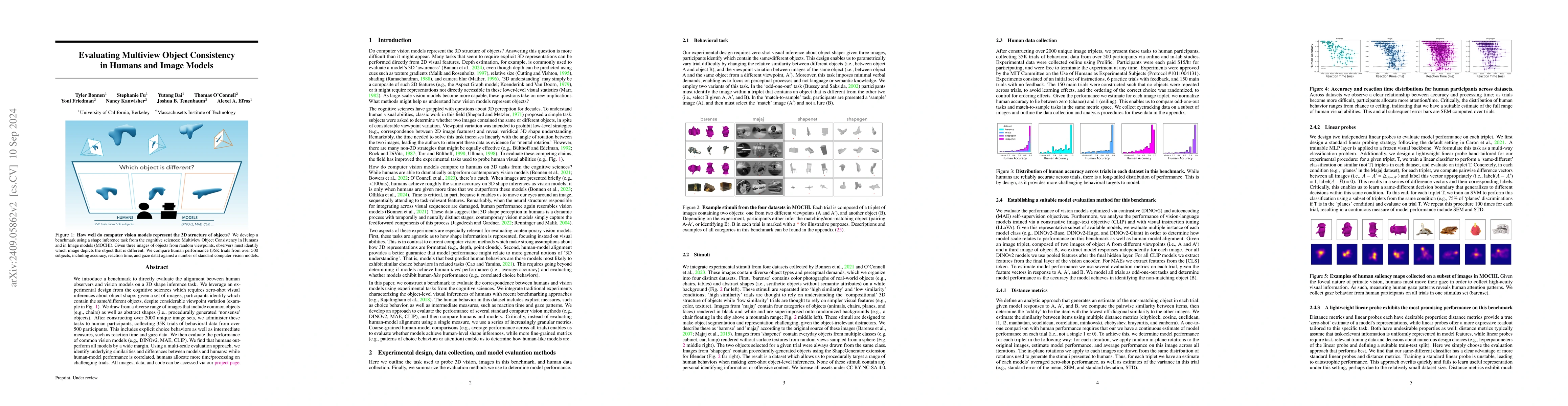Thumbnail for Evaluating Multiview Object Consistency in Humans and Image Models