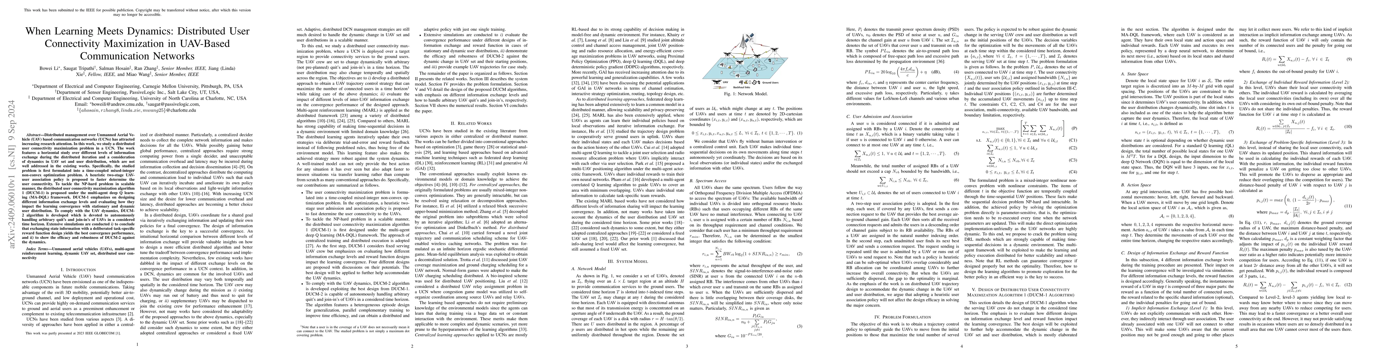 Thumbnail for When Learning Meets Dynamics: Distributed User Connectivity Maximization
  in UAV-Based Communication Networks