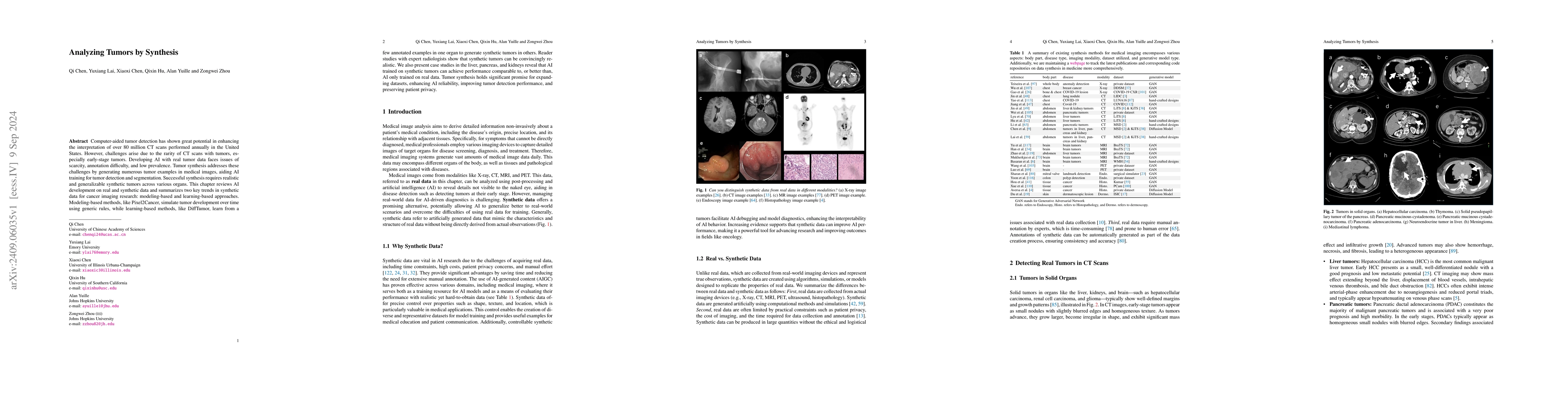 Thumbnail for Analyzing Tumors by Synthesis