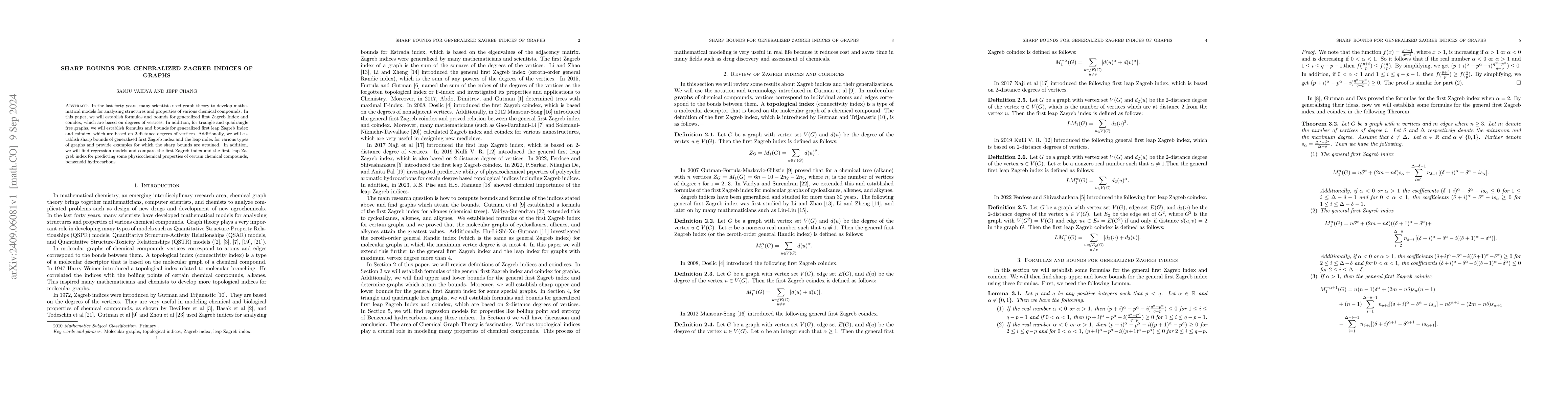 Thumbnail for Sharp Bounds for Generalized Zagreb Indices of Graphs