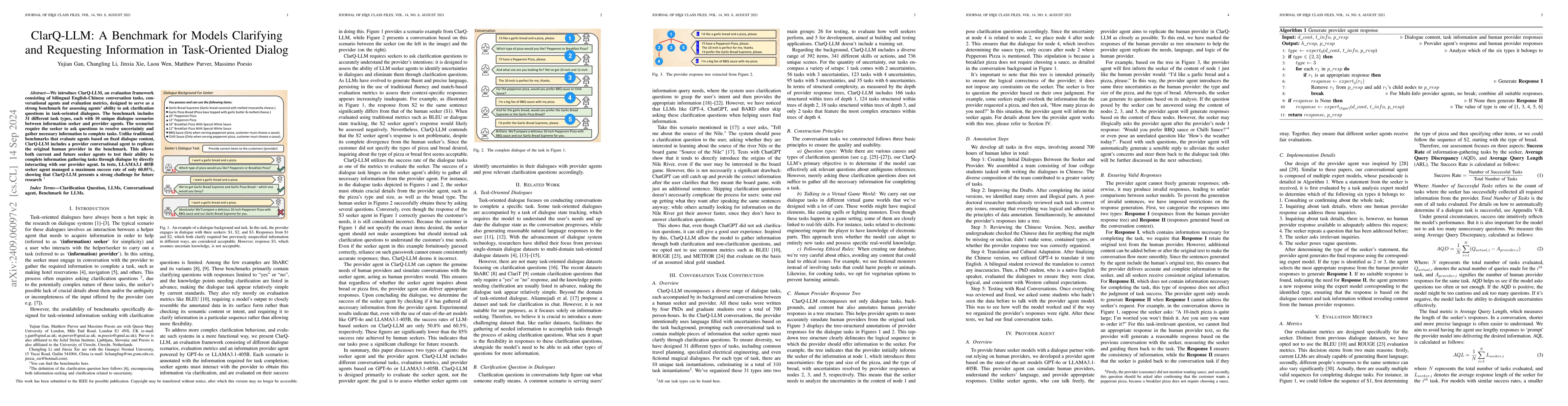 Thumbnail for ClarQ-LLM: A Benchmark for Models Clarifying and Requesting Information
  in Task-Oriented Dialog