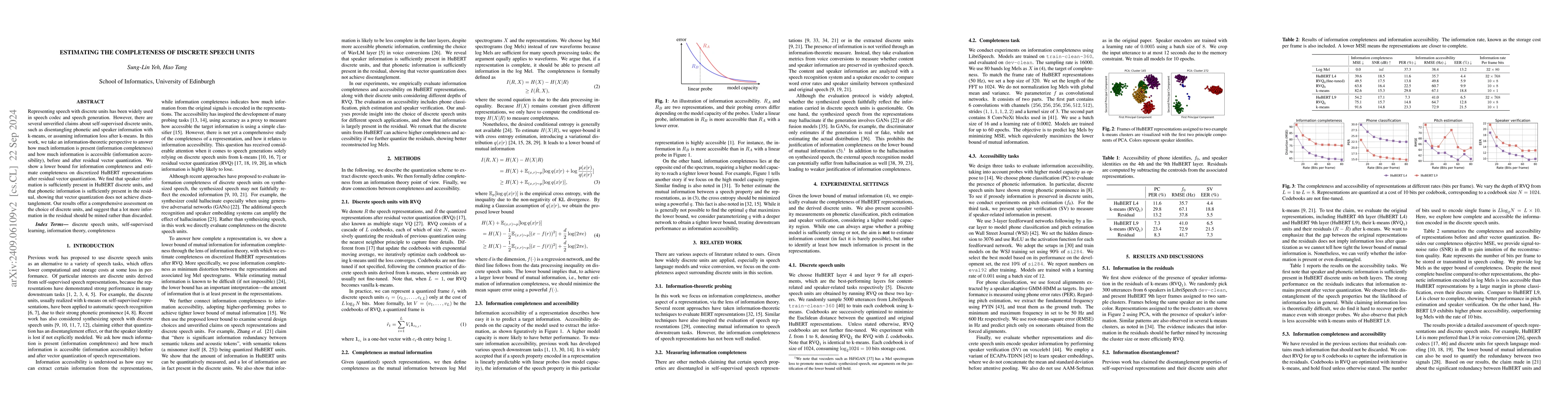 Thumbnail for Estimating the Completeness of Discrete Speech Units