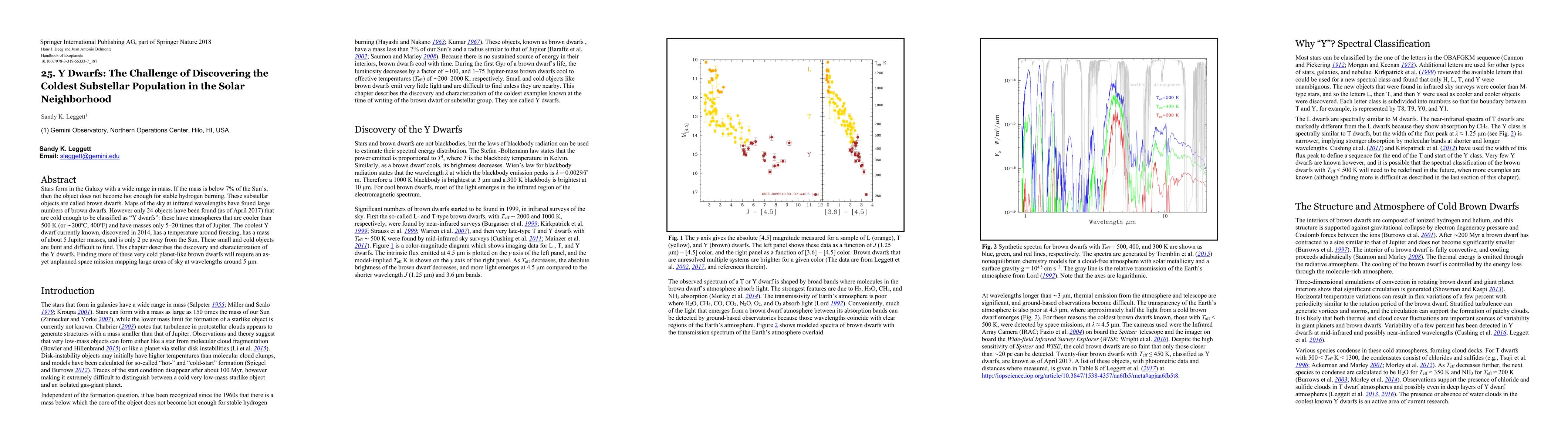 Thumbnail for Y Dwarfs: The Challenge of Discovering the Coldest Substellar Population
  in the Solar Neighborhood