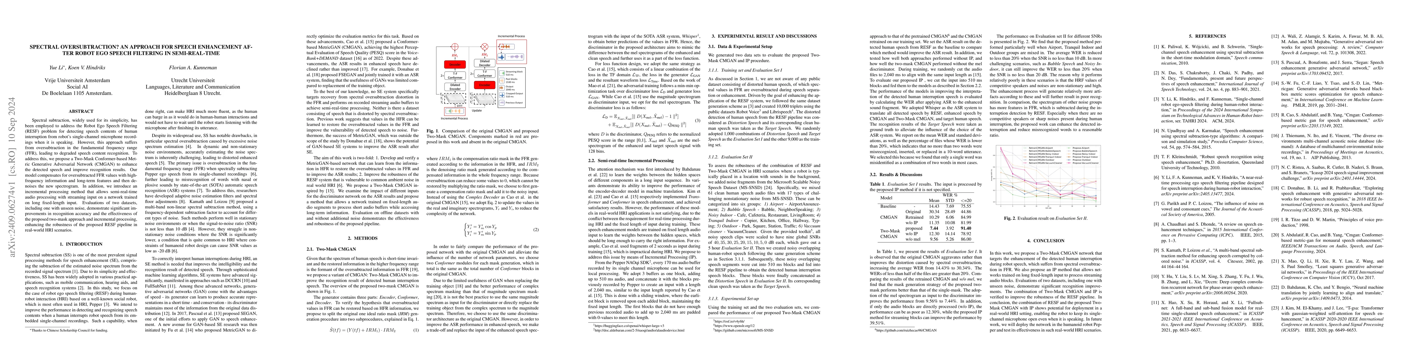 Thumbnail for Spectral oversubtraction? An approach for speech enhancement after robot
  ego speech filtering in semi-real-time