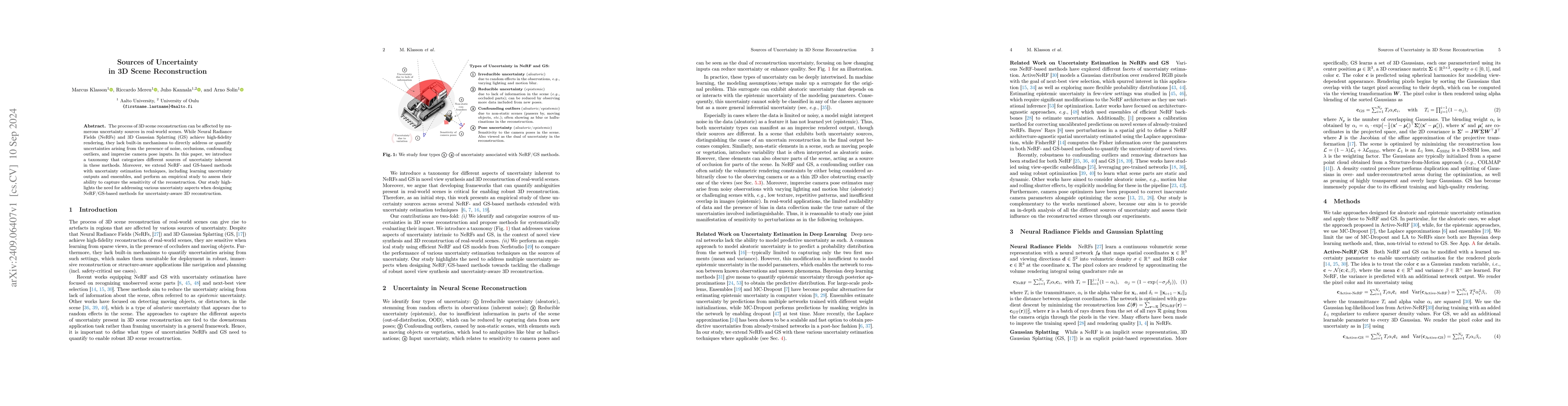 Thumbnail for Sources of Uncertainty in 3D Scene Reconstruction
