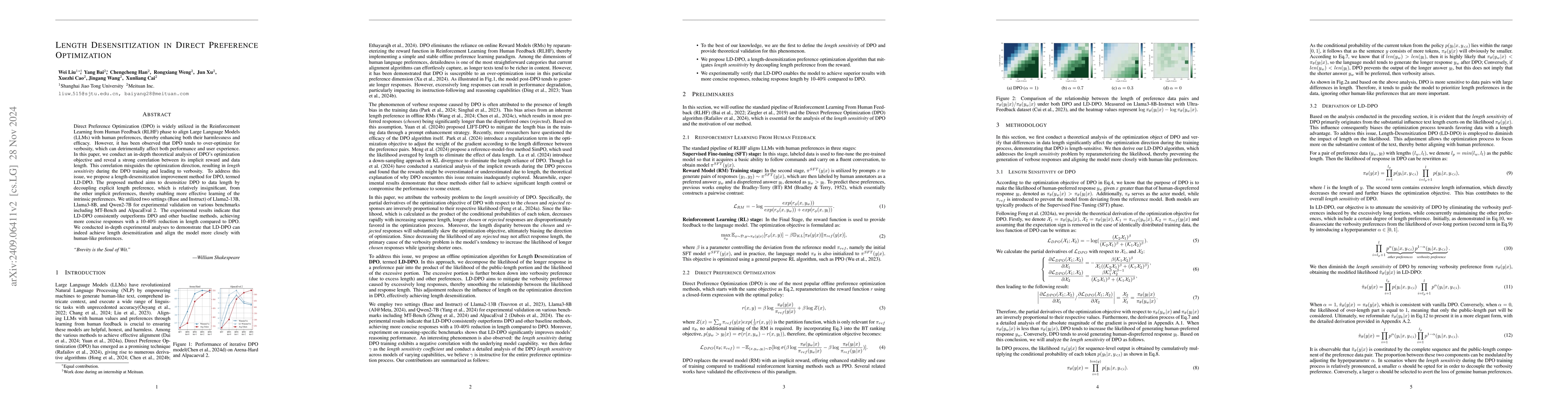 Thumbnail for Length Desensitization in Directed Preference Optimization