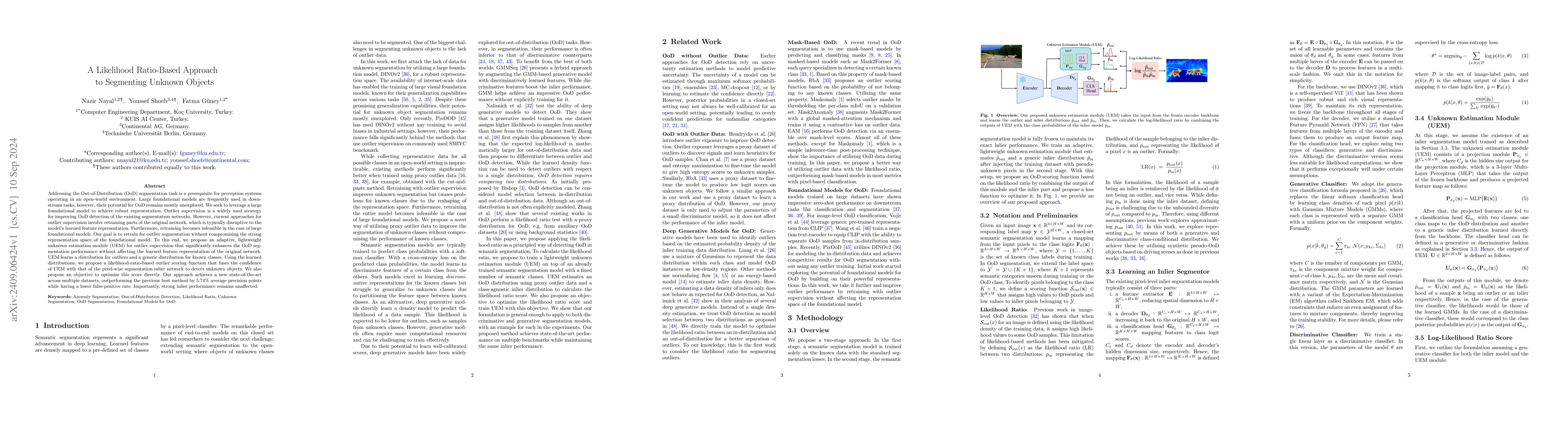 Thumbnail for A Likelihood Ratio-Based Approach to Segmenting Unknown Objects