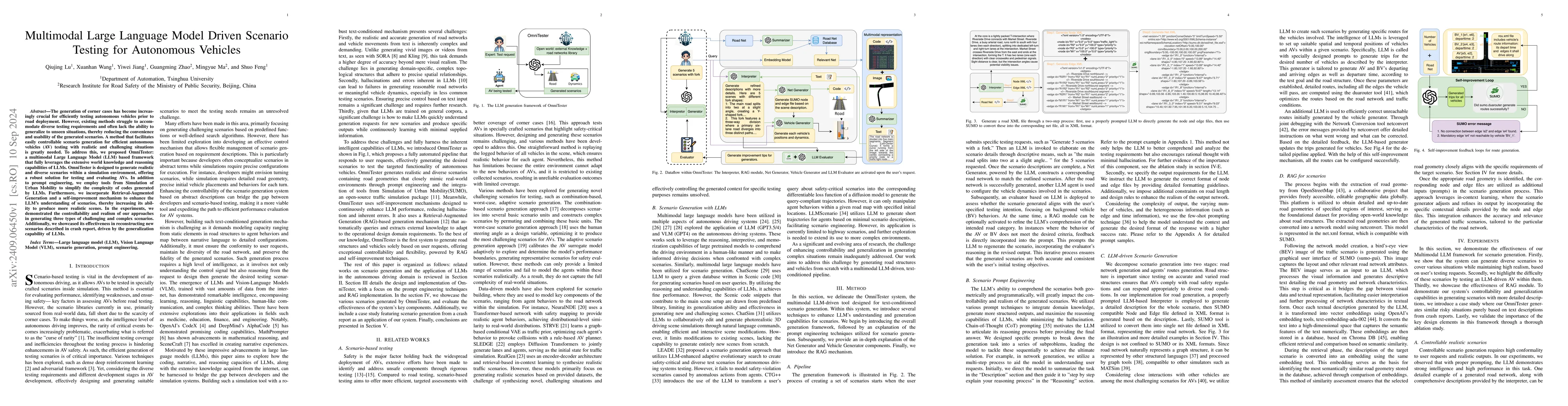 Thumbnail for Multimodal Large Language Model Driven Scenario Testing for Autonomous
  Vehicles
