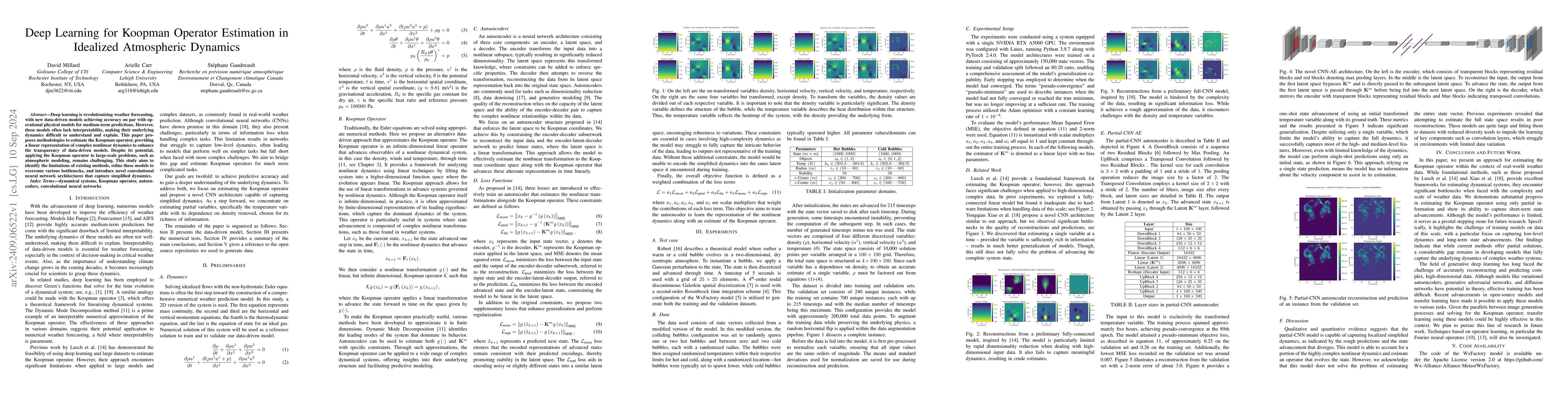Thumbnail for Deep Learning for Koopman Operator Estimation in Idealized Atmospheric
  Dynamics