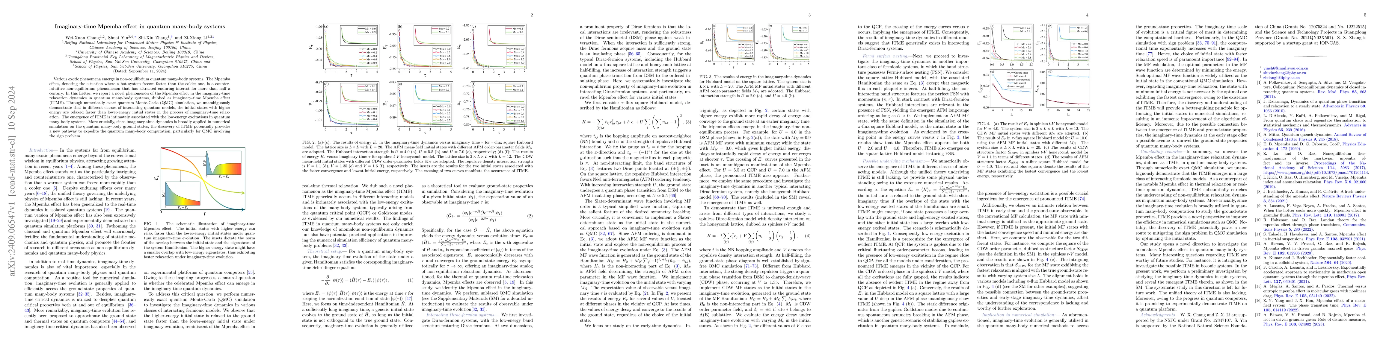 Thumbnail for Imaginary-time Mpemba effect in quantum many-body systems