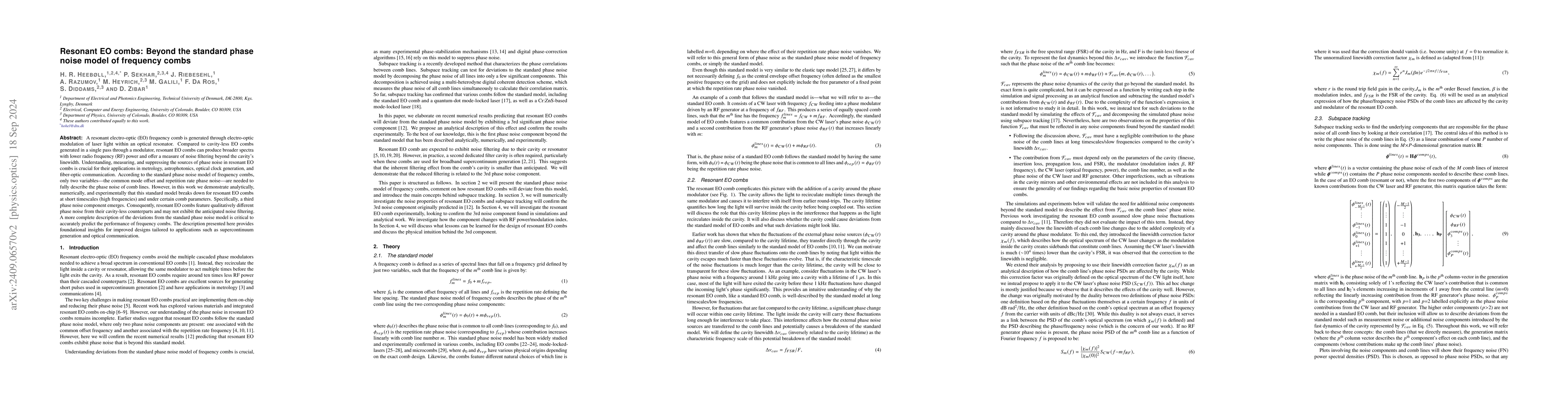 Thumbnail for Resonant EO combs: Beyond the standard phase noise model of frequency
  combs