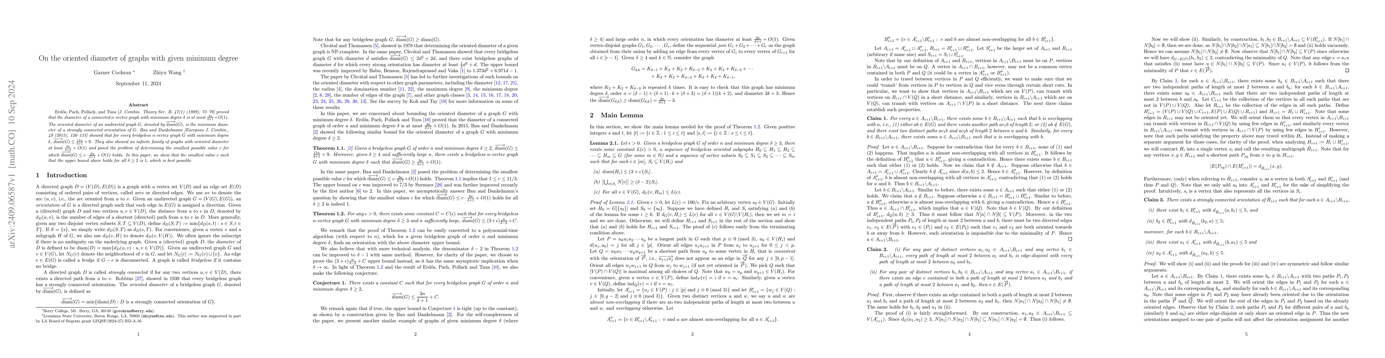 Thumbnail for On the oriented diameter of graphs with given minimum degree