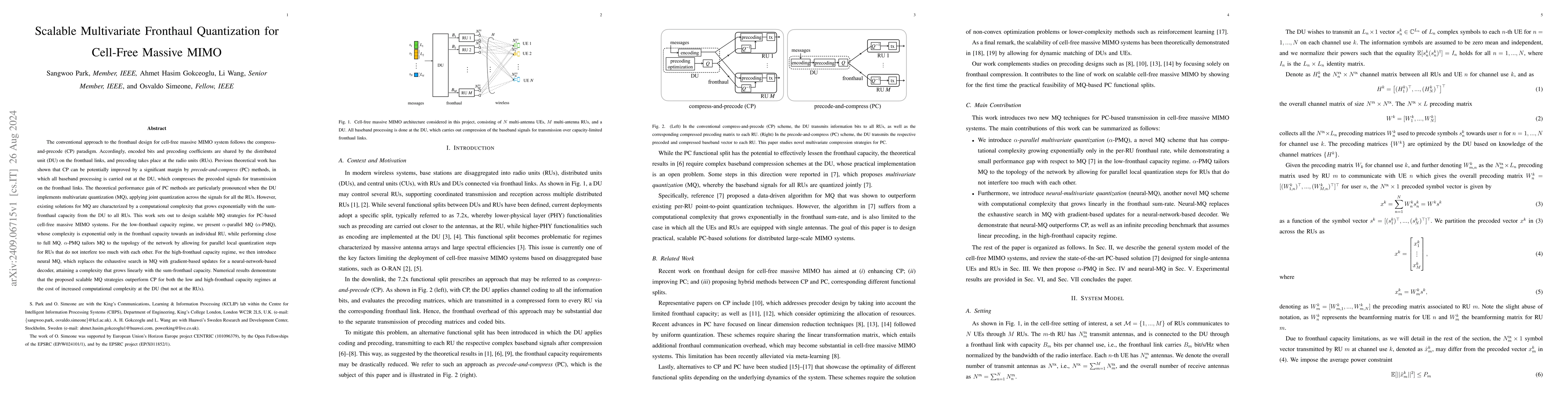 Thumbnail for Scalable Multivariate Fronthaul Quantization for Cell-Free Massive MIMO
