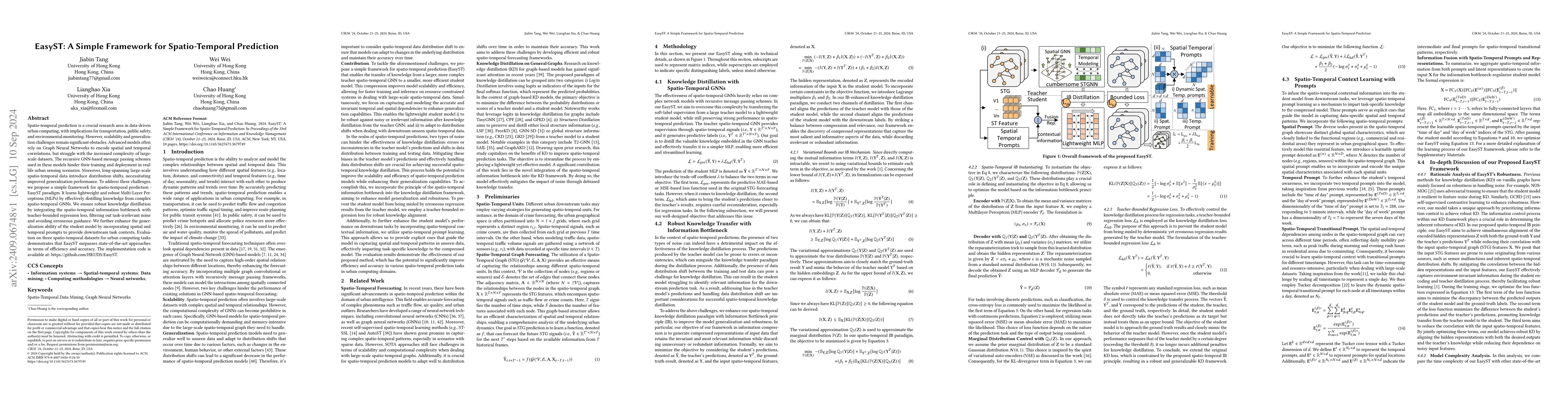 Thumbnail for EasyST: A Simple Framework for Spatio-Temporal Prediction