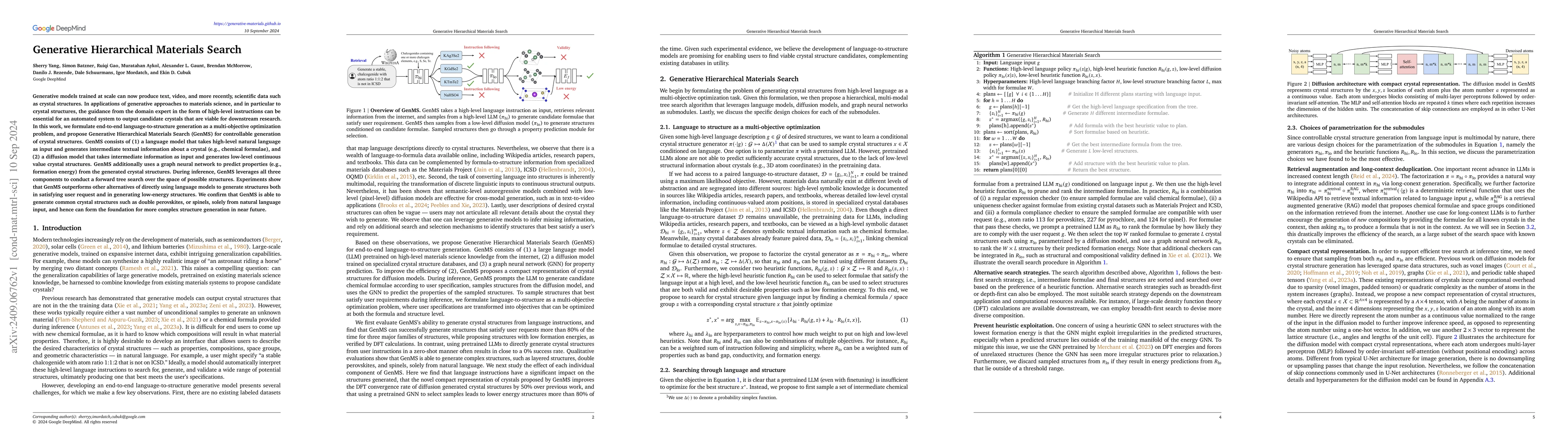 Thumbnail for Generative Hierarchical Materials Search