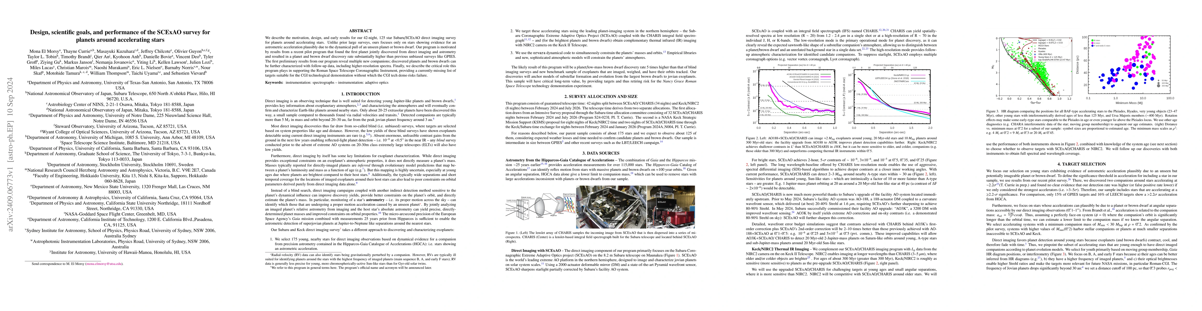 Thumbnail for Design, scientific goals, and performance of the SCExAO survey for
  planets around accelerating stars