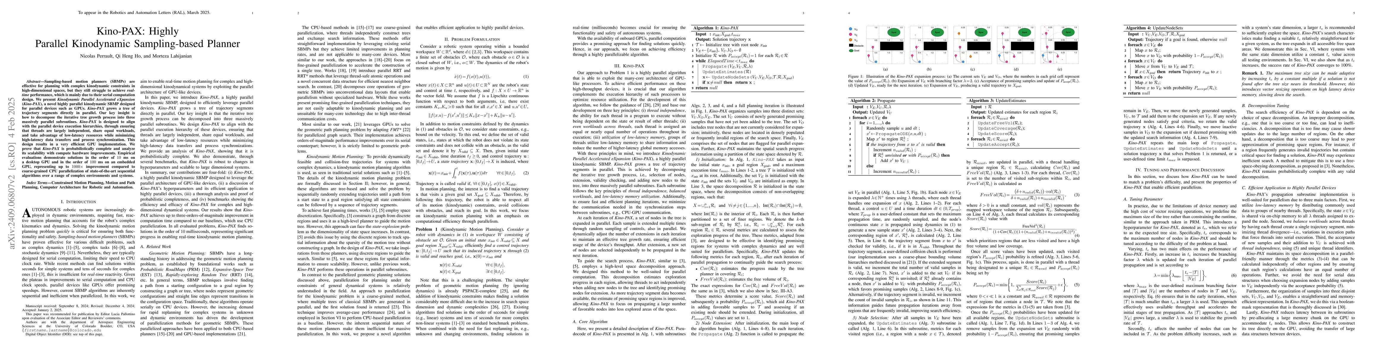 Thumbnail for Kino-PAX: Highly Parallel Kinodynamic Sampling-based Planner