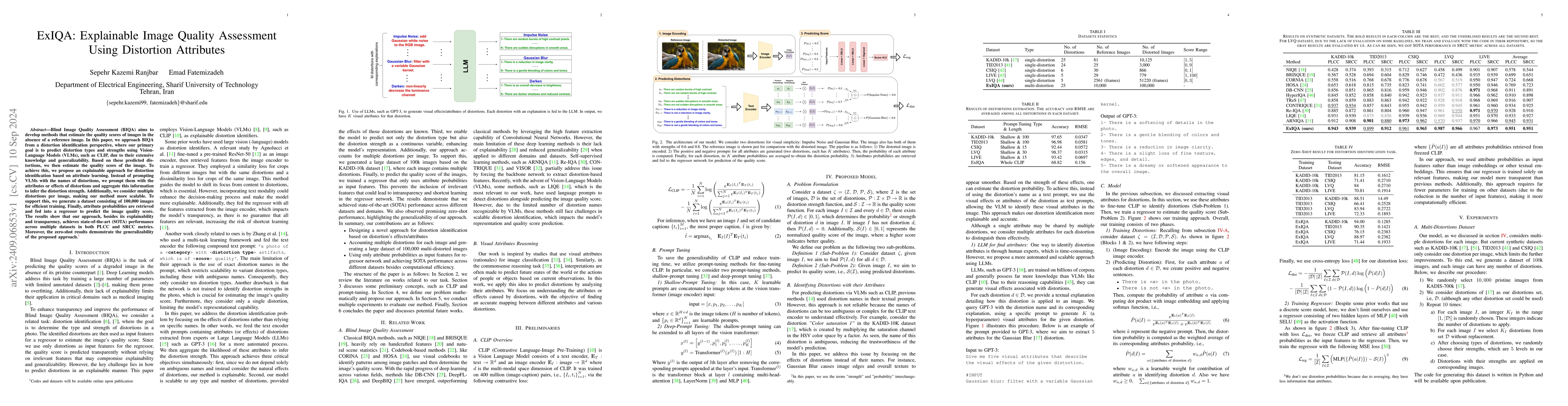 Thumbnail for ExIQA: Explainable Image Quality Assessment Using Distortion Attributes