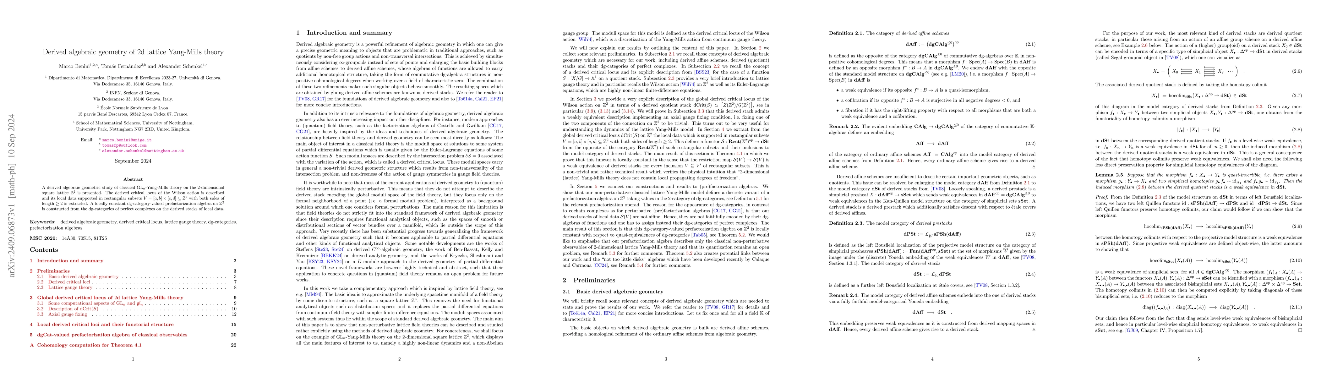 Thumbnail for Derived algebraic geometry of 2d lattice Yang-Mills theory