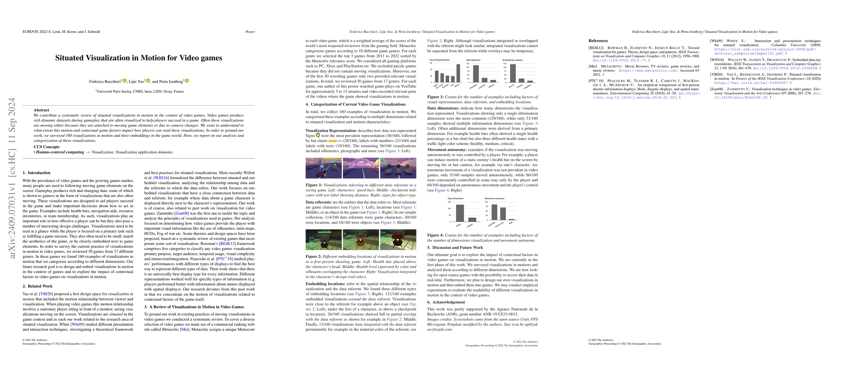 Thumbnail for Situated Visualization in Motion for Video Games