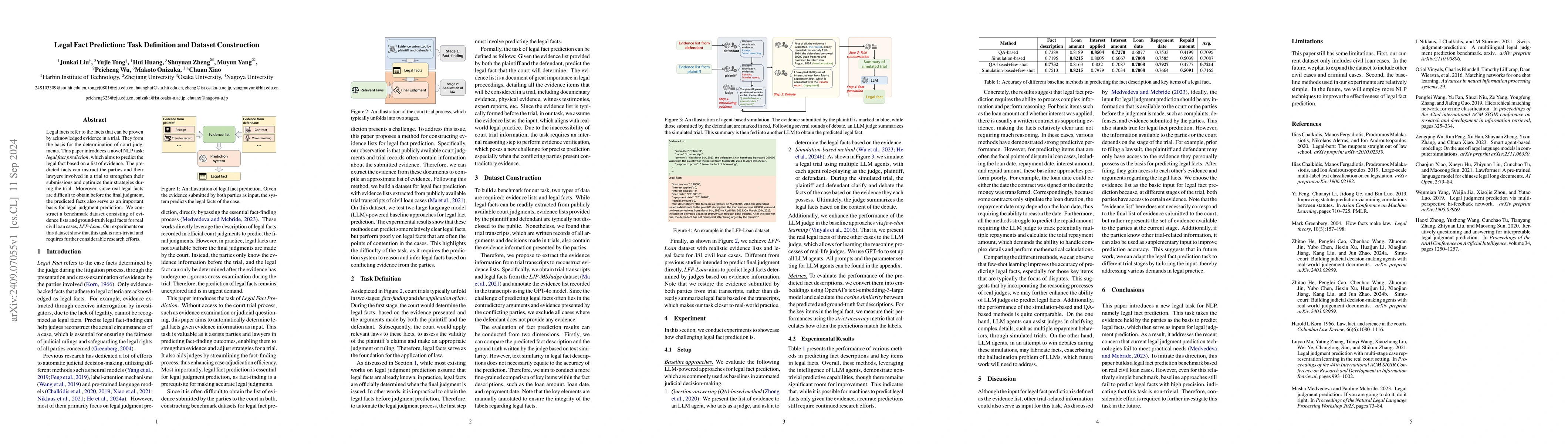 Thumbnail for Legal Fact Prediction: Task Definition and Dataset Construction