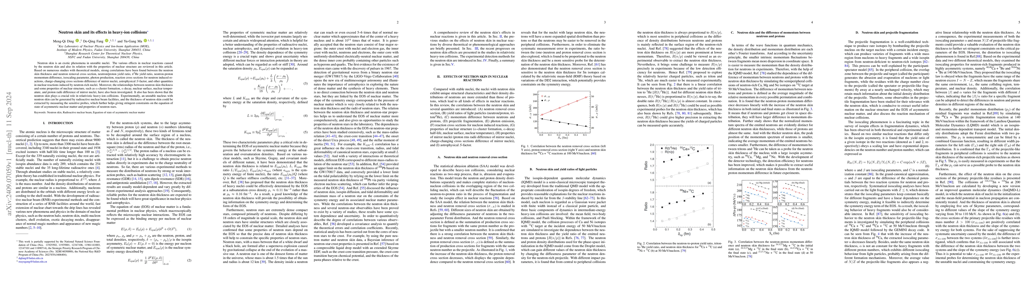 Thumbnail for Neutron skin and its effects in heavy-ion collisions