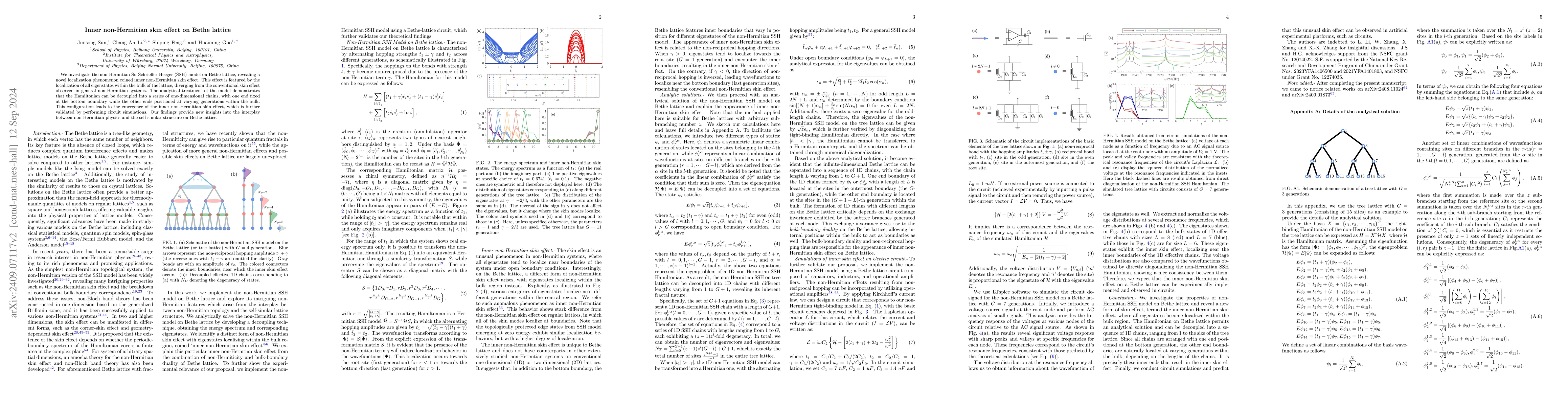 Thumbnail for Inner non-Hermitian skin effect on Bethe lattice