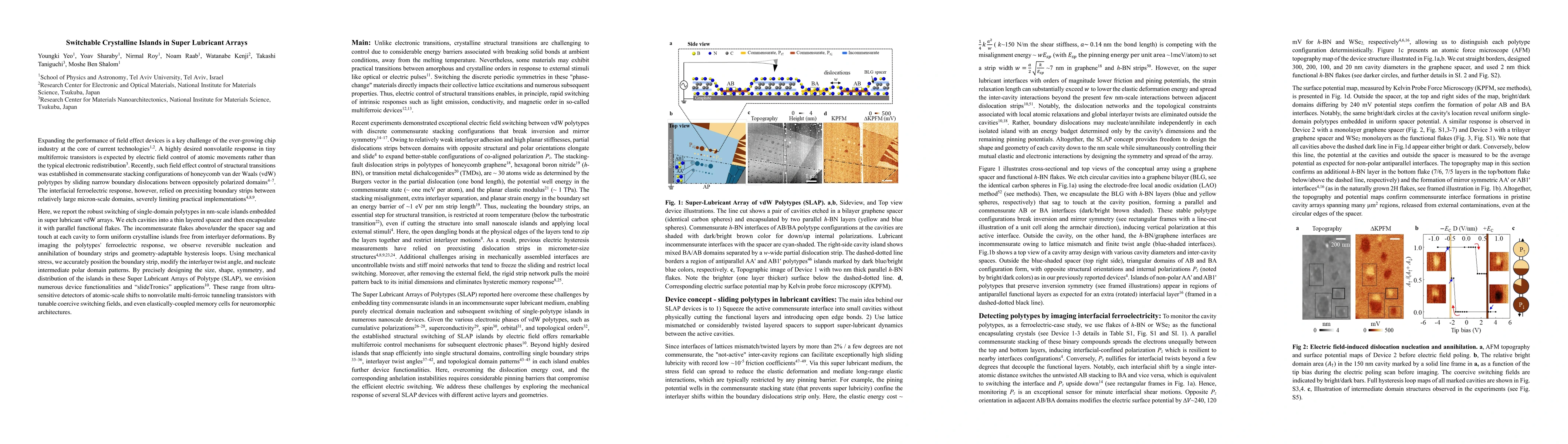 Thumbnail for Switchable Crystalline Islands in Super Lubricant Arrays