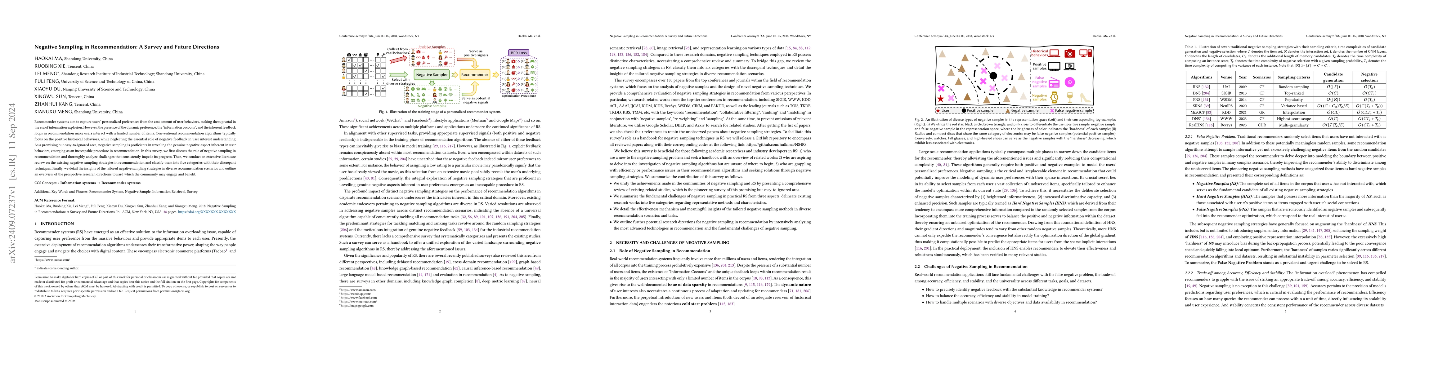Thumbnail for Negative Sampling in Recommendation: A Survey and Future Directions