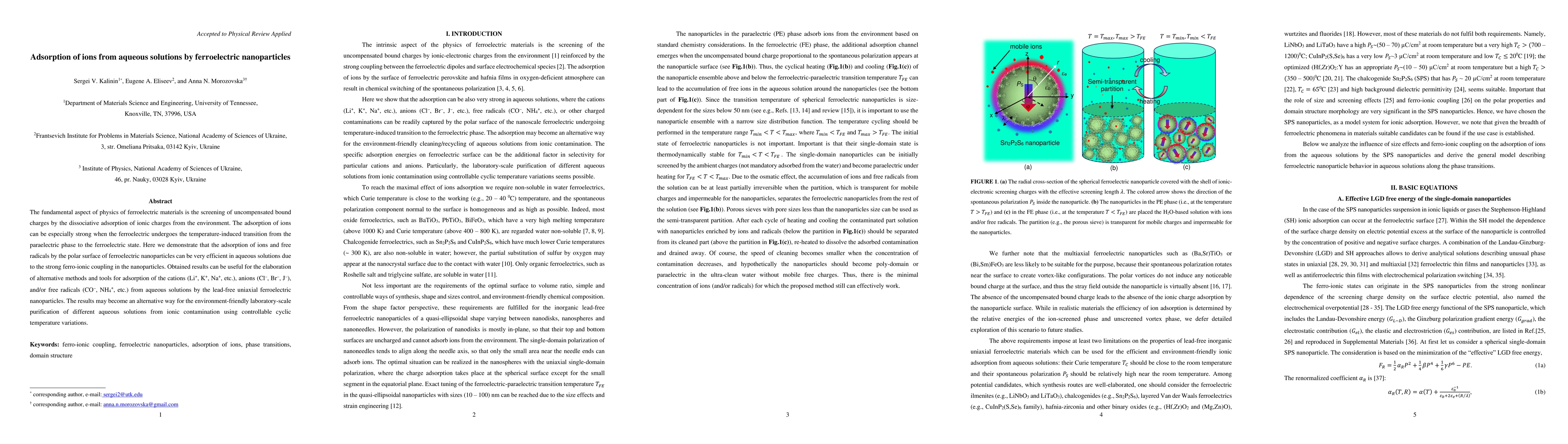 Thumbnail for Water Desalination by Ferroelectric Nanoparticles
